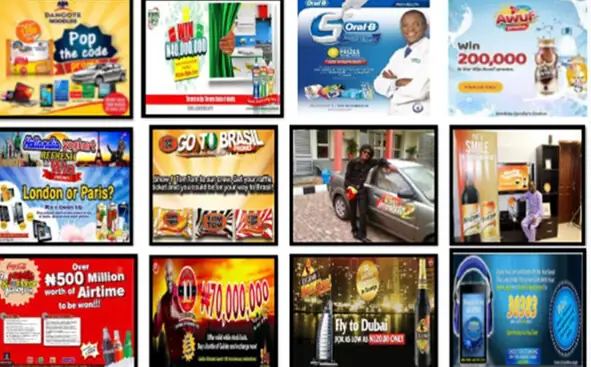 A selection of BaudiT promotion campaigns for national brands